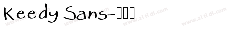 Keedy Sans字体转换
